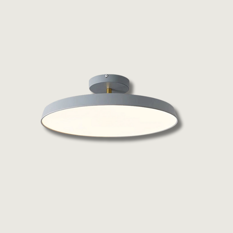 Modern LED Ceiling Light Round Slim Panel Design - Product showcase