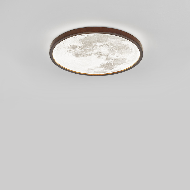 Modern LED Ceiling Light Natural Wood Frame Design - Product detail 12