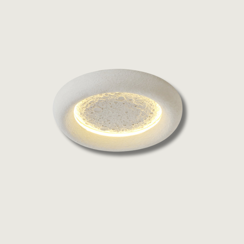 Modern Ceiling Light Moon Crater LED Design - Product showcase
