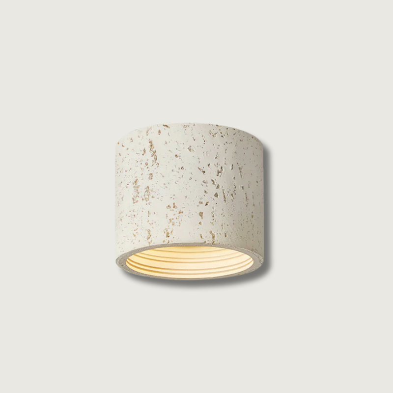 Modern Ceiling Light Textured Cylindrical Design - Product showcase
