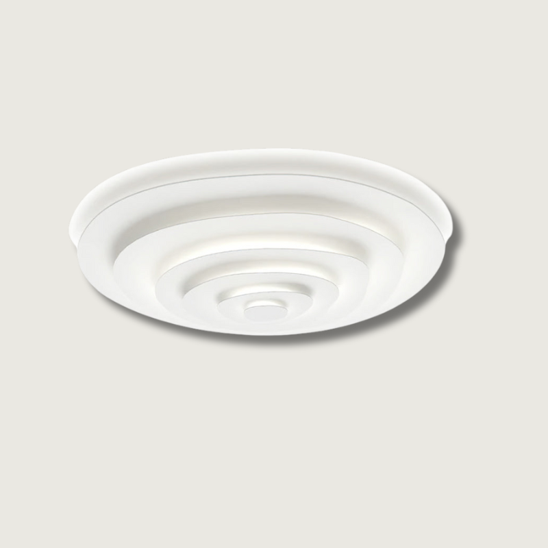 Modern Spiral Ceiling Light Layered Wave Design - Product showcase