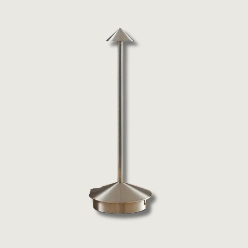 Modern LED Table Lamp Rechargeable Aluminum Design - Product showcase