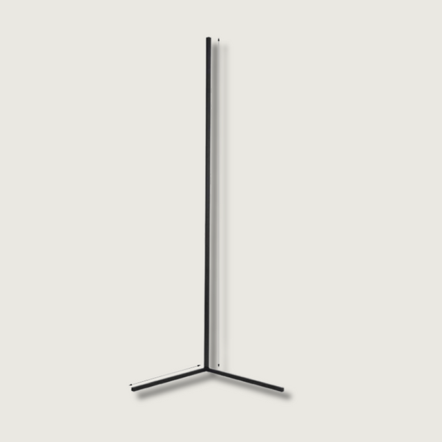 Modern Corner Floor Lamp  RGB Color Changing LED Design - Product showcase