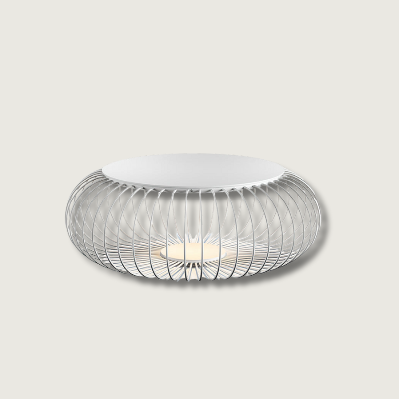 Modern LED Table Lamp  Wire Mesh Dome Design - Product showcase