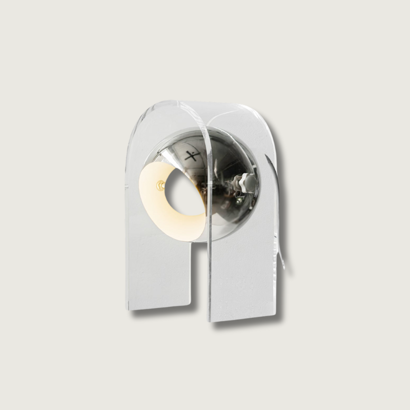 Modern Table Lamp Touch Sensor White Steel Design - Product showcase