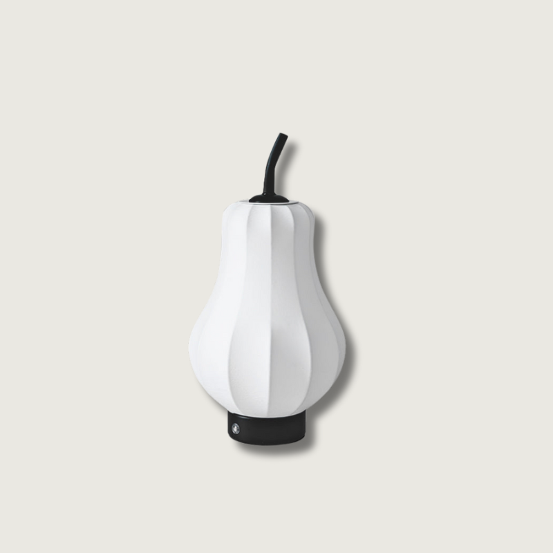 Modern Table Lamp Pear-Shaped Rechargeable Design - Product showcase