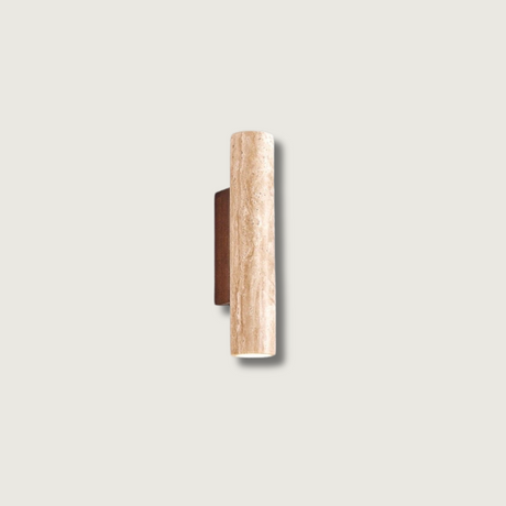 Modern Wall Sconce  Natural Marble Cylinder Design - Product showcase