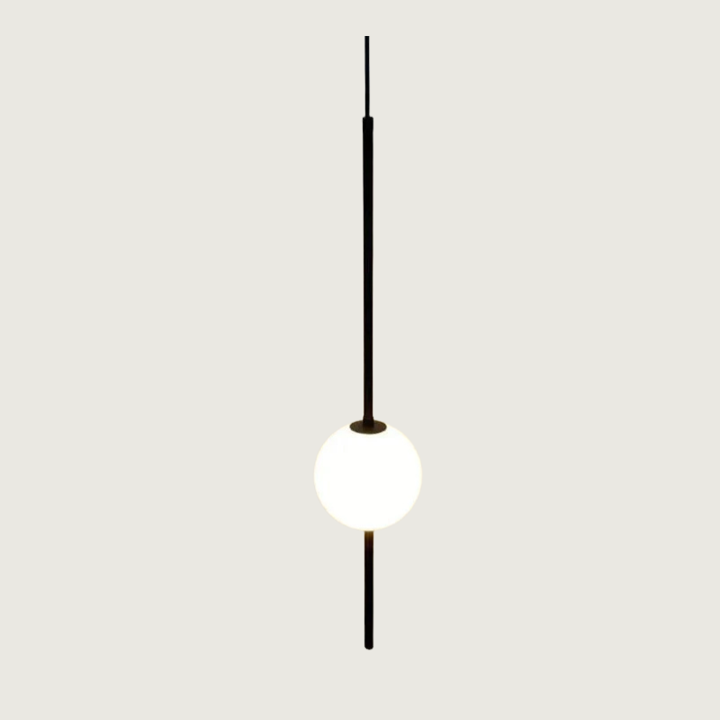 Modern Pendant Light Minimalist Globe Design - Product showcase