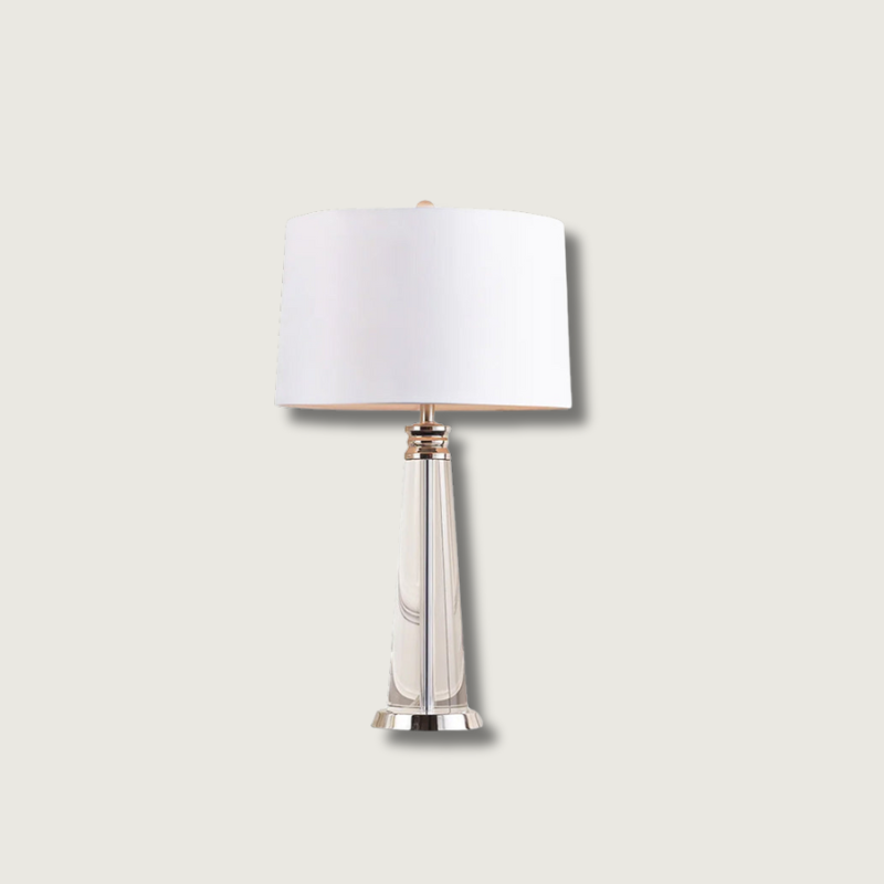 Crystal Table Lamp Tapered Column Design - Product showcase