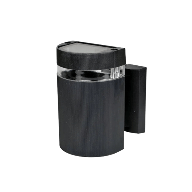 Modern LED Wall Light  Black Cylinder Outdoor Lamp - Product showcase
