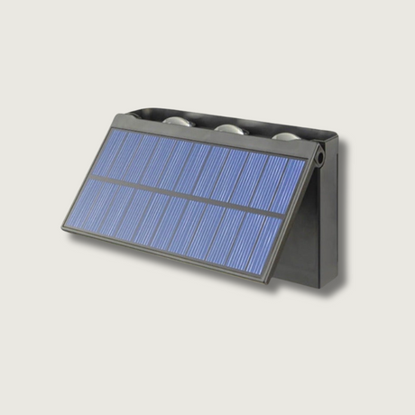Solar Motion Sensor Wall Light  Automatic LED Outdoor Lamp - Product showcase