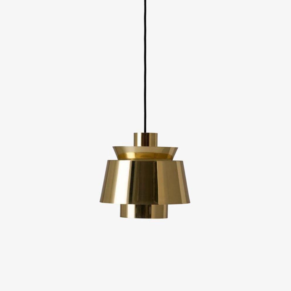 Modern Brass Pendant Light  Tiered Metallic Shade Design - Product detail 37