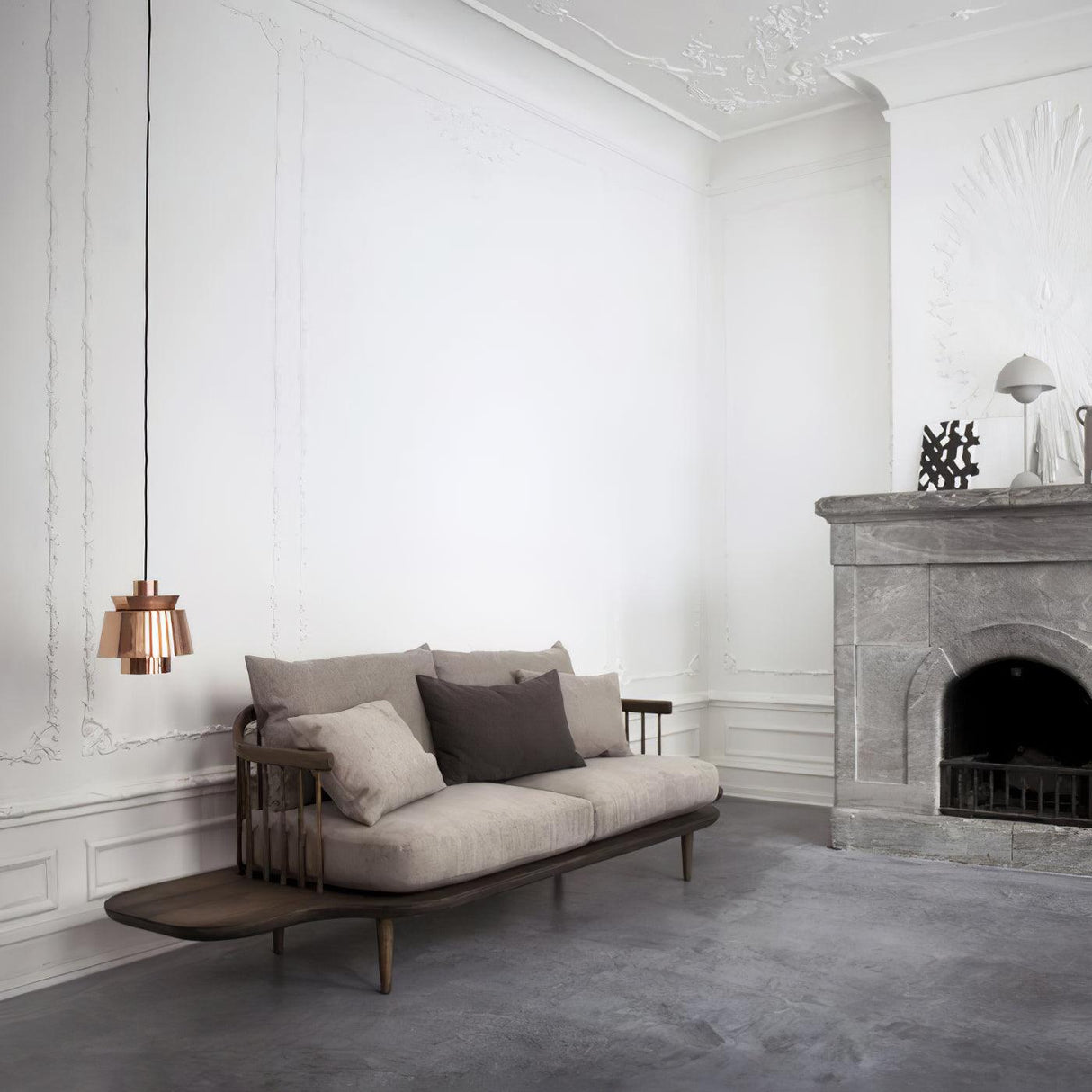 Modern Brass Pendant Light  Tiered Metallic Shade Design - Product detail 18