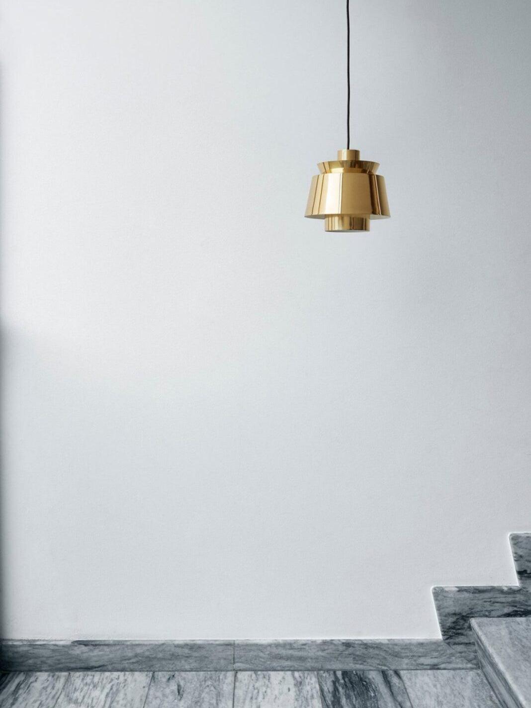 Modern Brass Pendant Light  Tiered Metallic Shade Design - Product detail 26
