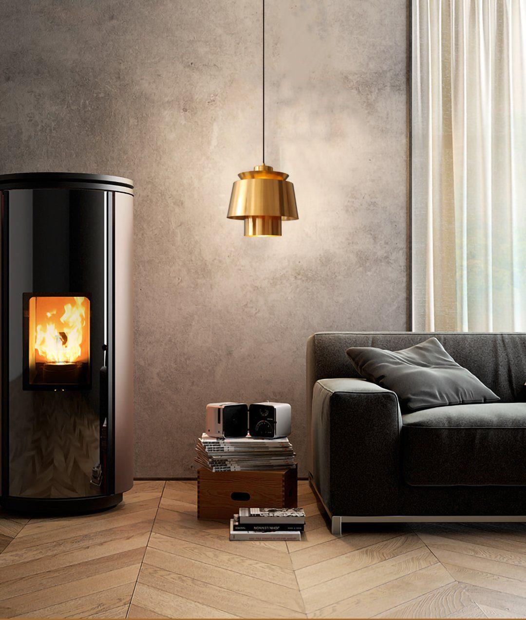 Modern Brass Pendant Light  Tiered Metallic Shade Design - Product detail 19