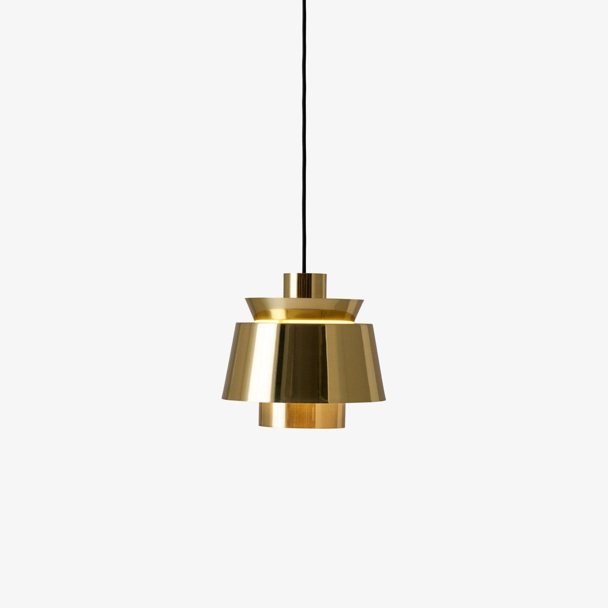 Modern Brass Pendant Light  Tiered Metallic Shade Design - Product detail 41