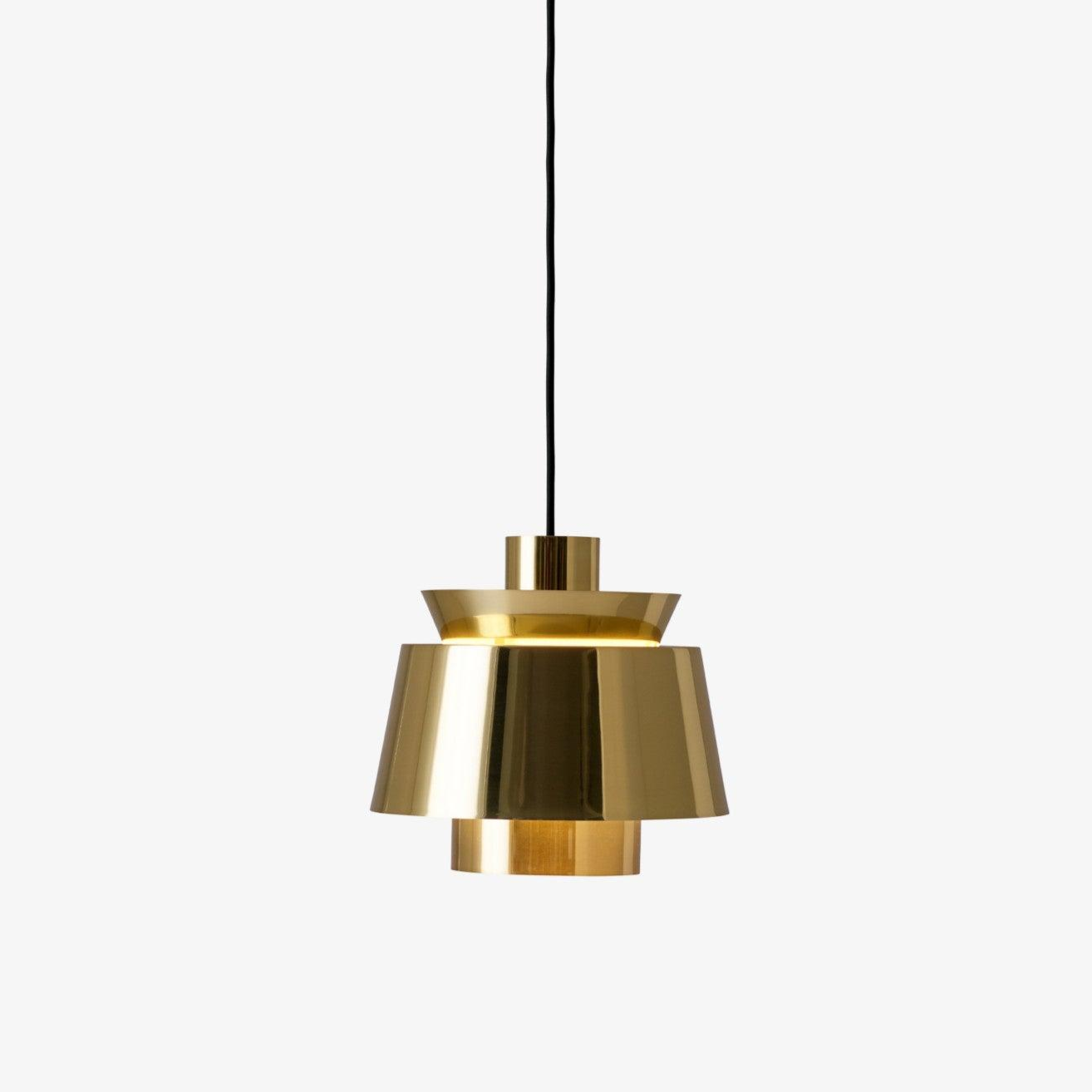 Modern Brass Pendant Light  Tiered Metallic Shade Design - Product detail 39