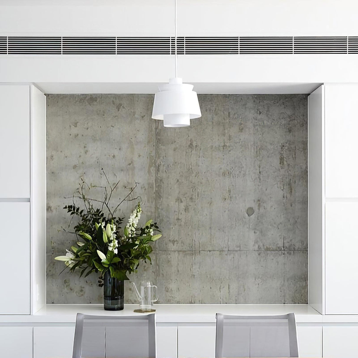 Modern Brass Pendant Light  Tiered Metallic Shade Design - Product detail 7