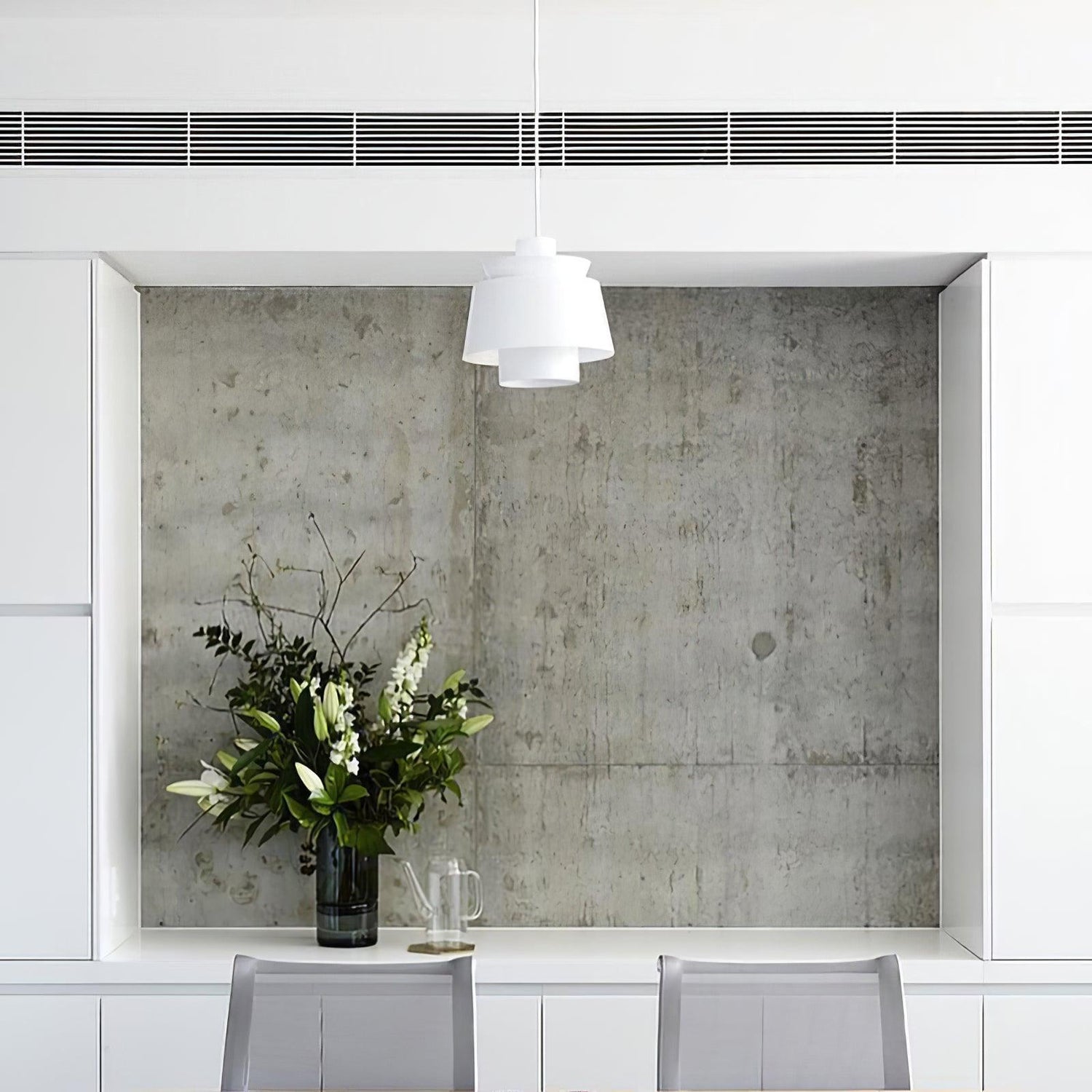 Modern Brass Pendant Light  Tiered Metallic Shade Design - Product detail 7