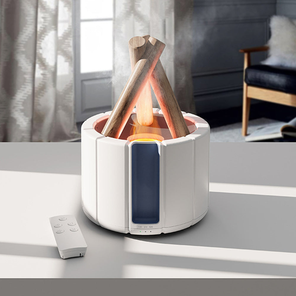 Ambient Diffuser Lamp  Flame Effect Humidifier with Remote - Product example