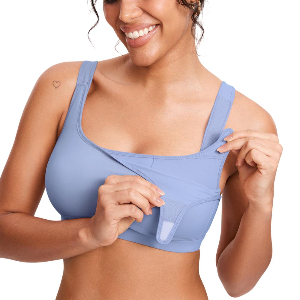 Wireless Nursing Sports Bra Hands-Free Pumping Design - Product showcase