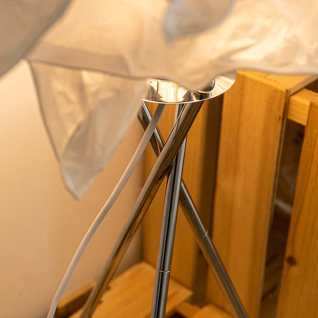 Cloud Paper Table Lamp  Sculptural White Shade Design - Product detail 6