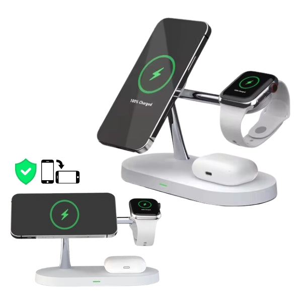 Wireless Charging Station 4-in-1 Multi-Device Dock with LED Light - Product detail 4