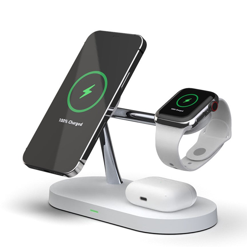 Wireless Charging Station 4-in-1 Multi-Device Dock with LED Light - Product detail 10