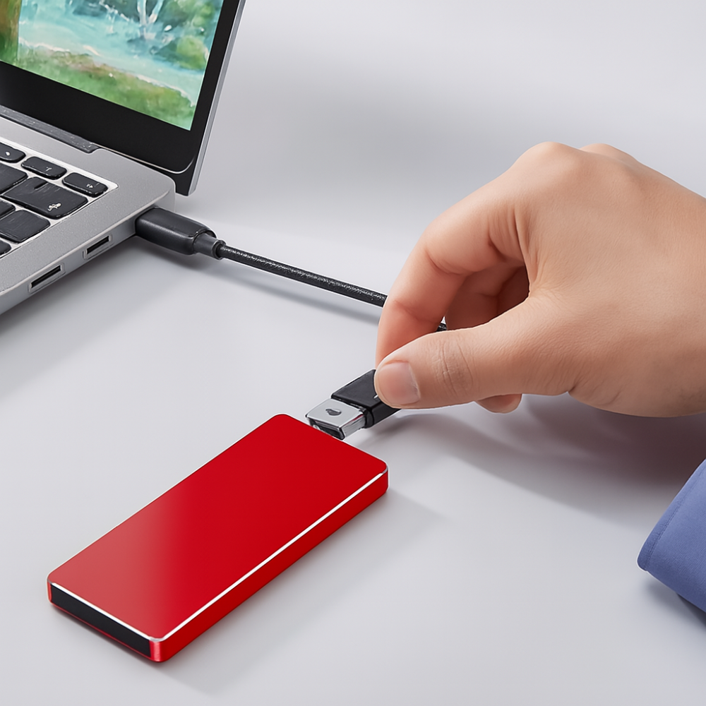 Portable External SSD Drive High Speed USB Storage - Product showcase