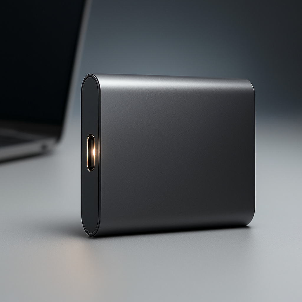 Portable External SSD High-Speed Data Storage Device - Product showcase