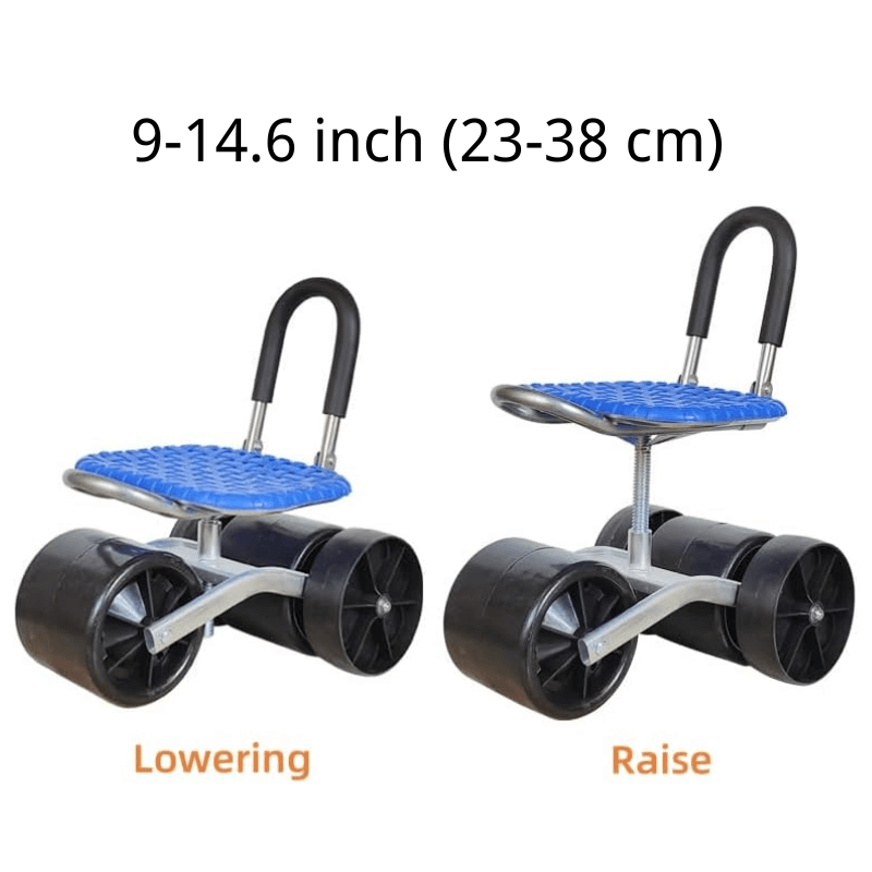 Adjustable Garden Kneeler Seat 360 Rotating Mobility Wheels - Product example
