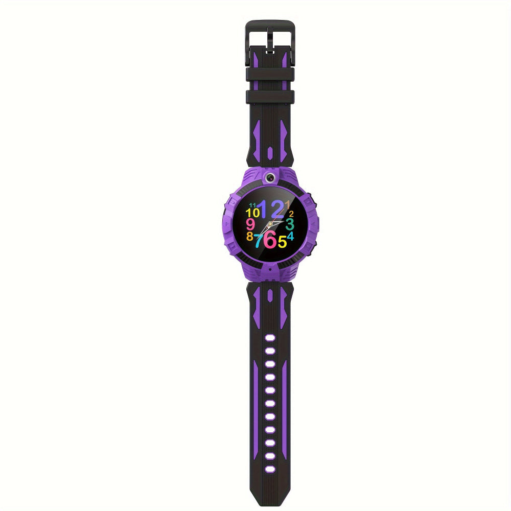 Kids Smart Watch Touch Screen Camera Purple Design - Product example