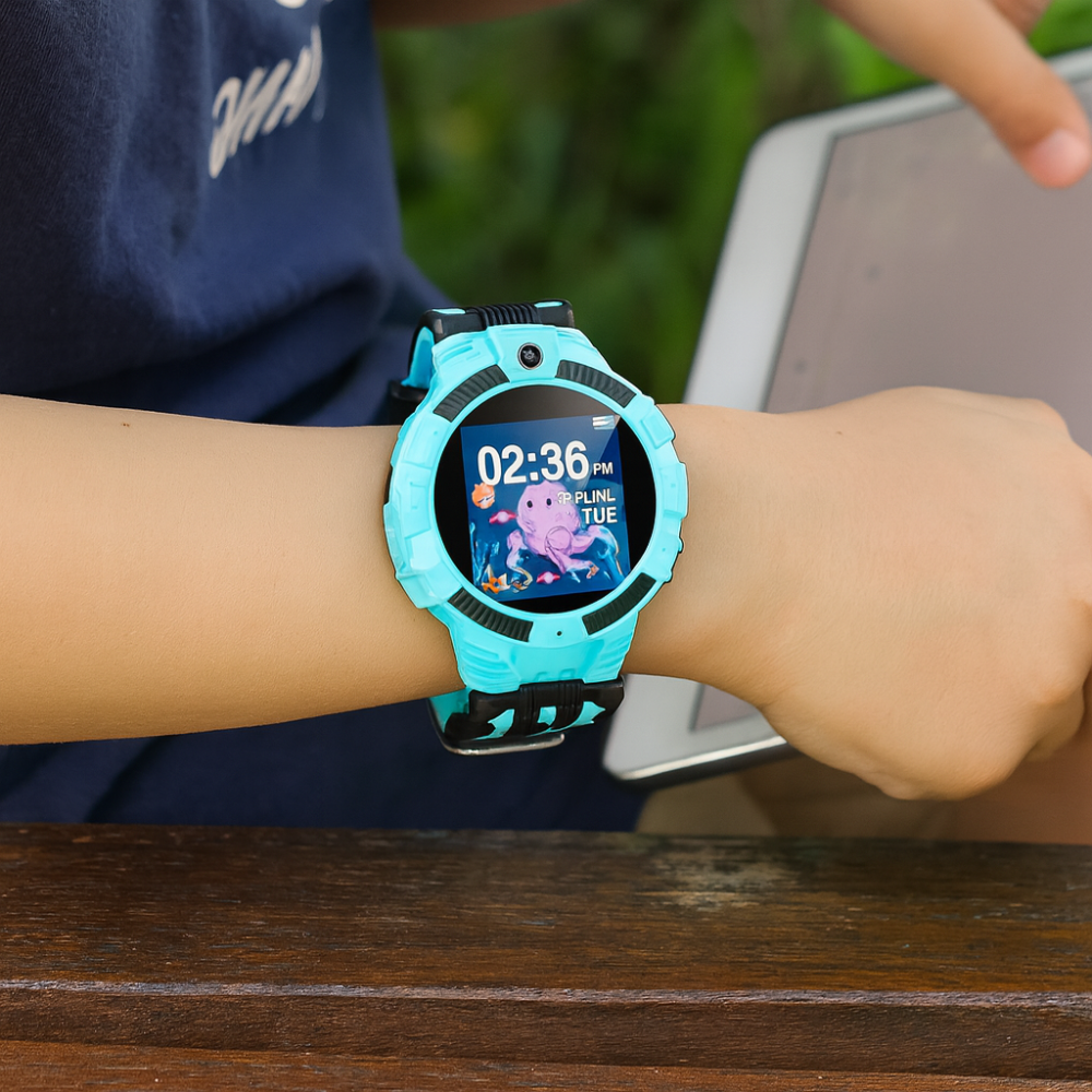 Kids Smart Watch Touch Screen Camera Purple Design - Product detail 4