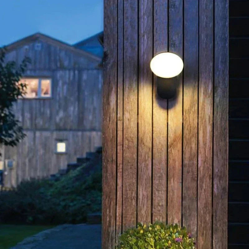 Modern Outdoor Wall Light  Motion Sensor LED Sconce - Detailed view
