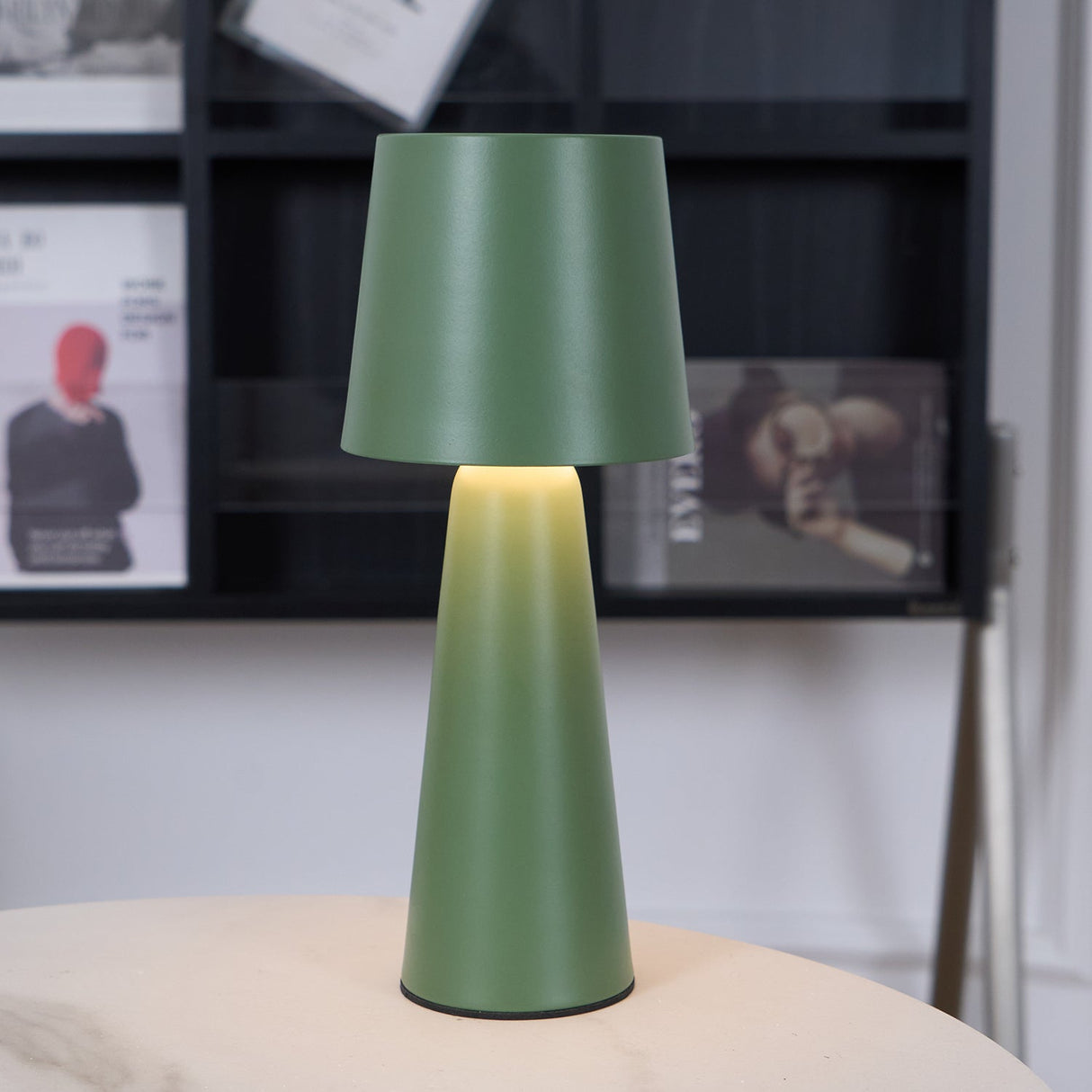 Modern Rechargeable Table Lamp Conical Metal Design - Product detail 21