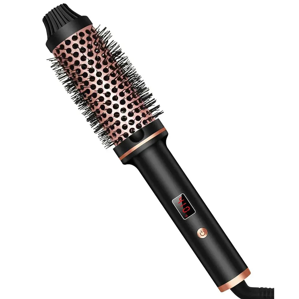 Ionic Hair Styling Brush 3-in-1 Heated Curling Tool - Product showcase