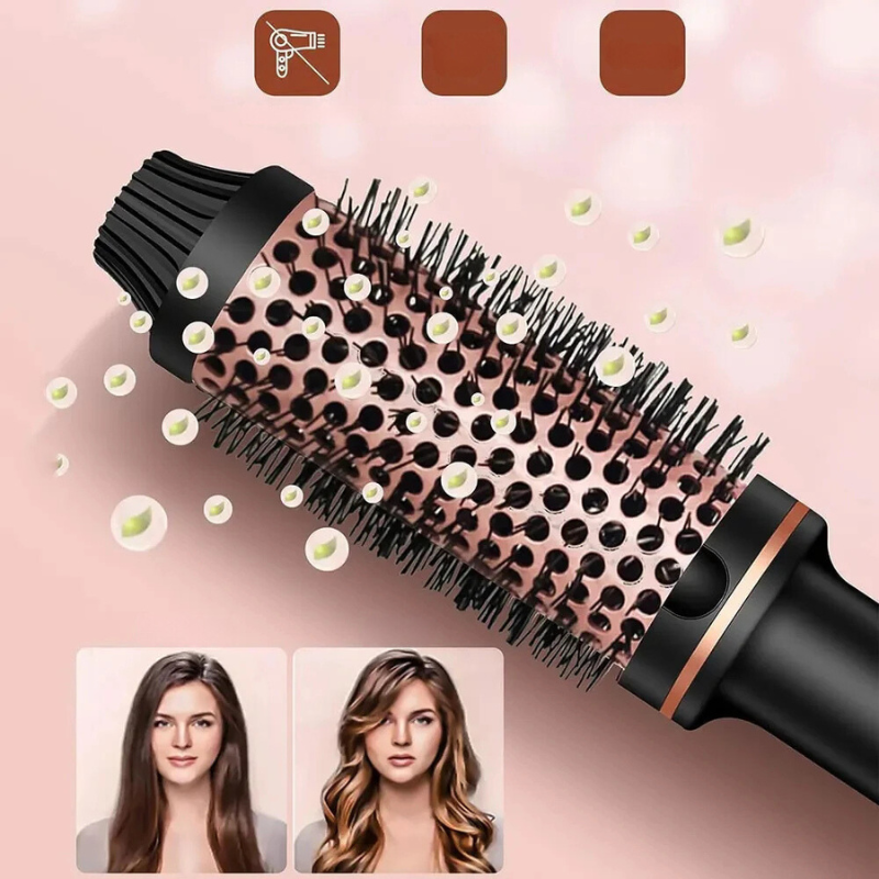 Ionic Hair Styling Brush 3-in-1 Heated Curling Tool - Detailed view