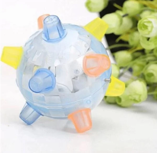 Interactive Dog Toy Ball LED Light-Up Bouncing Ball - Detailed view