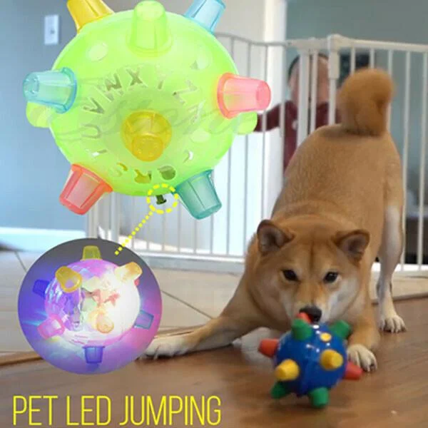 Interactive Dog Toy Ball LED Light-Up Bouncing Ball - Product detail 7