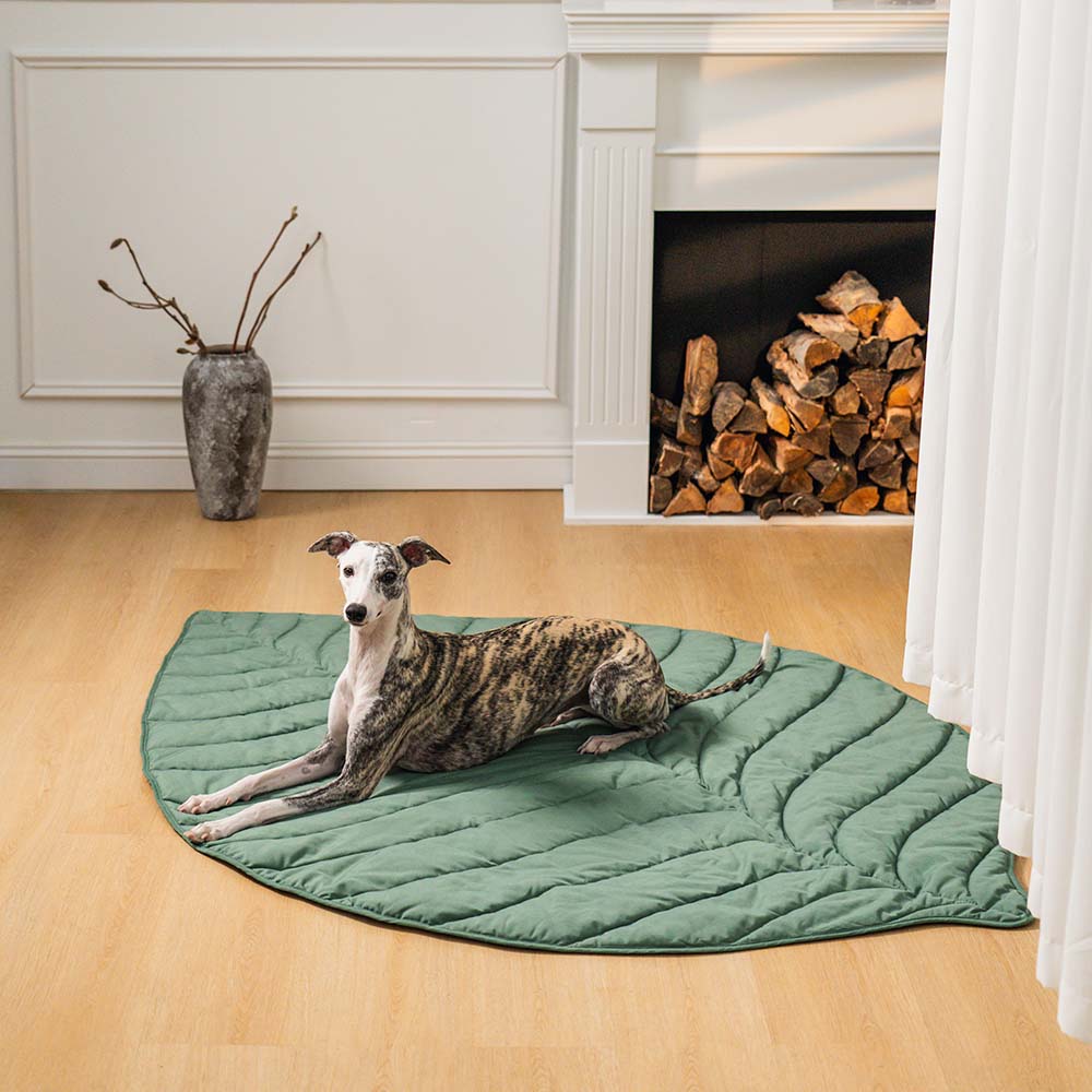Leaf Shaped Pet Blanket Mat Quilted Cotton Polyester Blend - Product detail 11