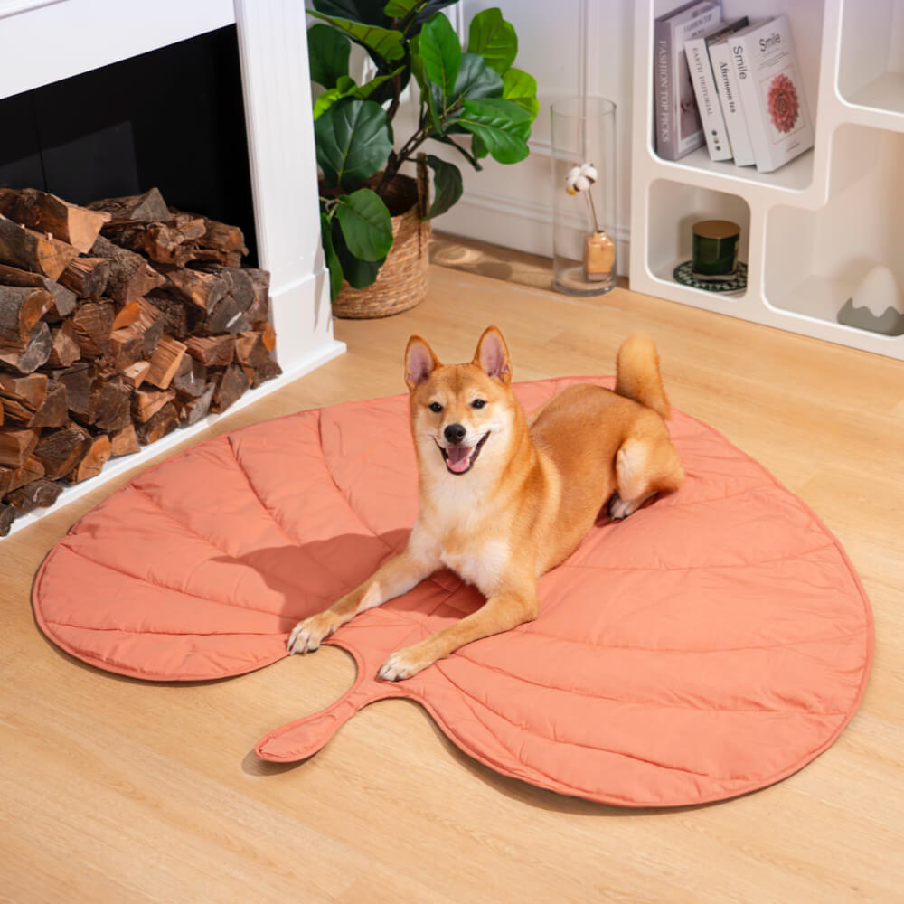 Leaf Shaped Pet Blanket Mat Quilted Cotton Polyester Blend - Product detail 12
