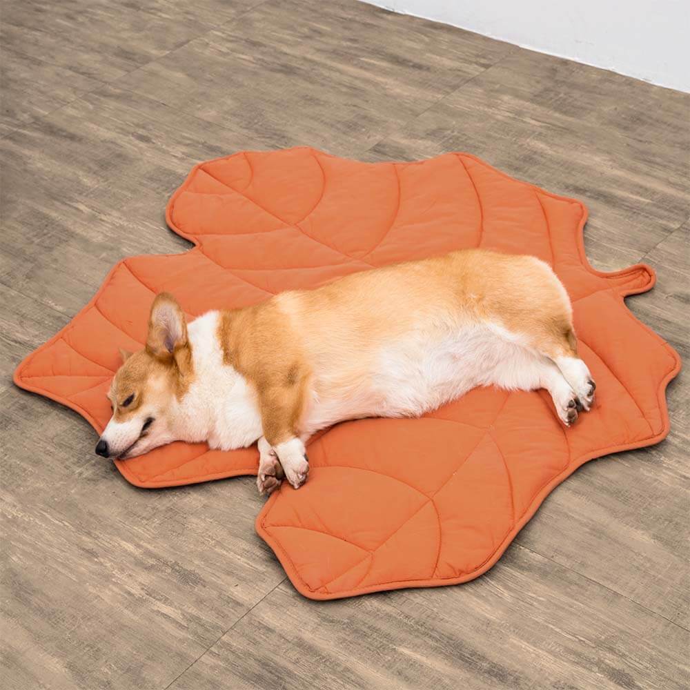 Leaf Shaped Pet Blanket Mat Quilted Cotton Polyester Blend - Product detail 13
