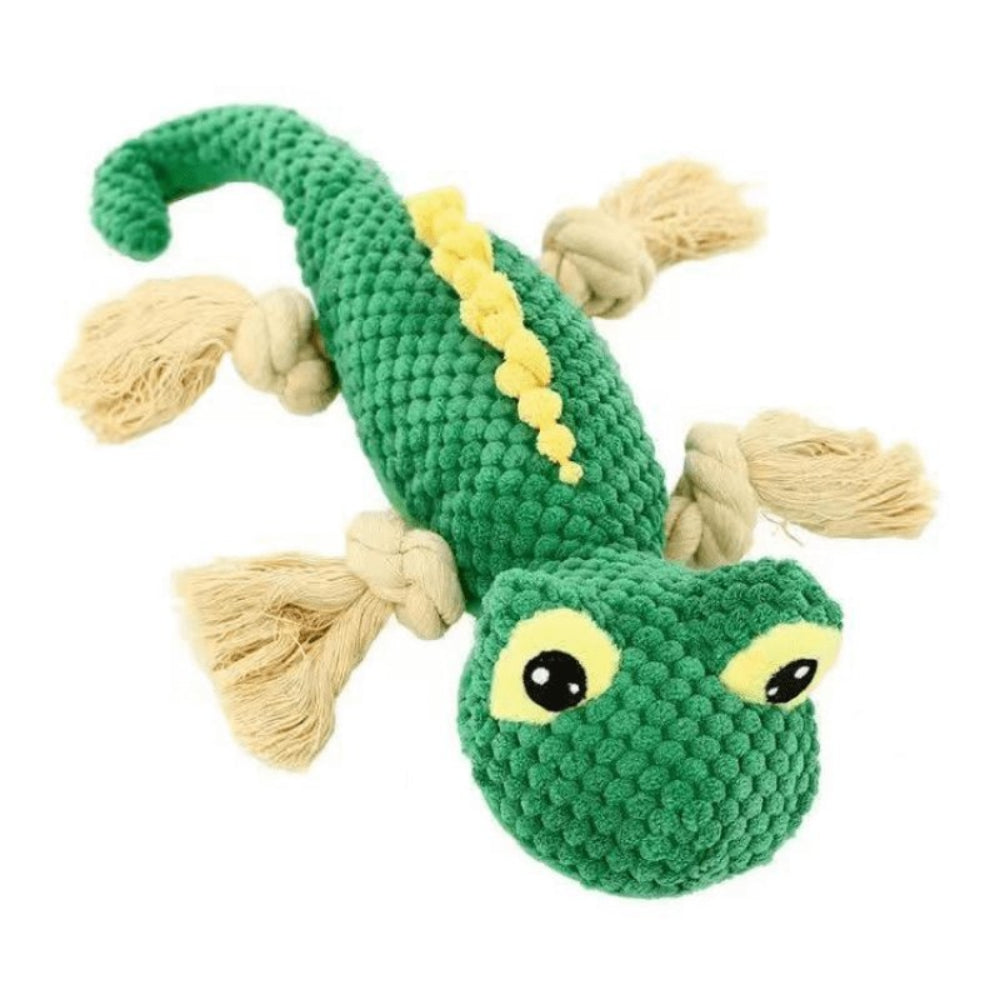 Plush Dog Toy Crinkle Crocodile with Squeaker - Product example