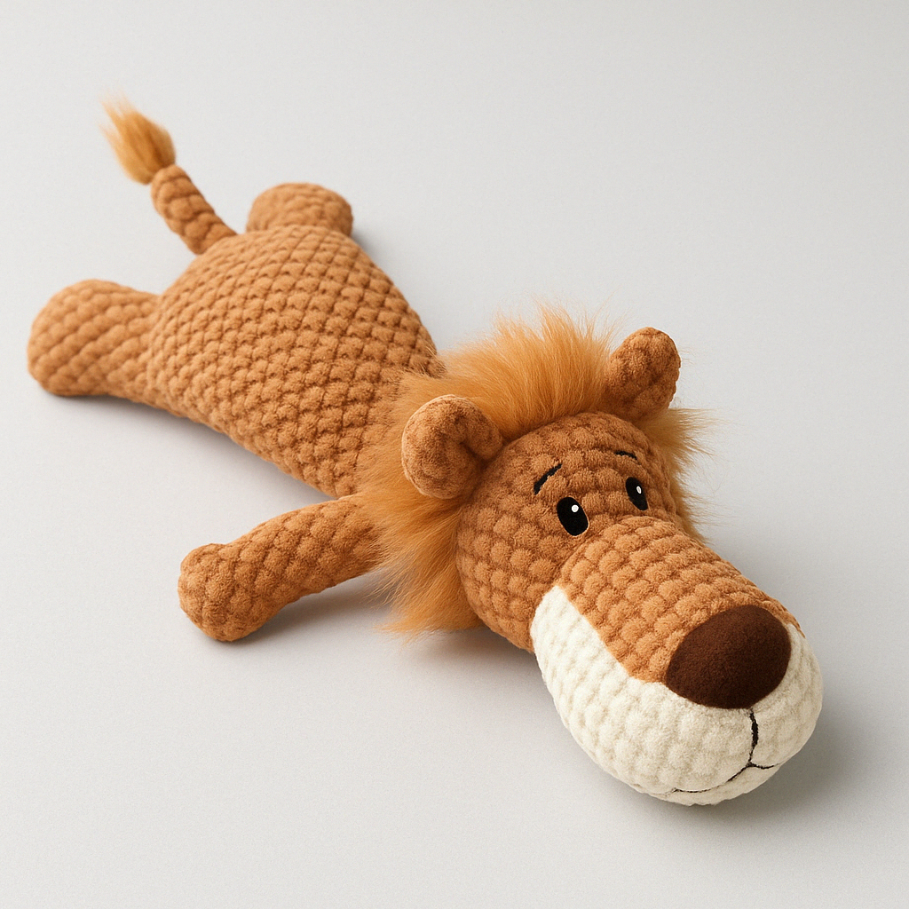 Plush Crocodile Dog Toy Textured Fabric with Built-In Squeaker - Product detail 8