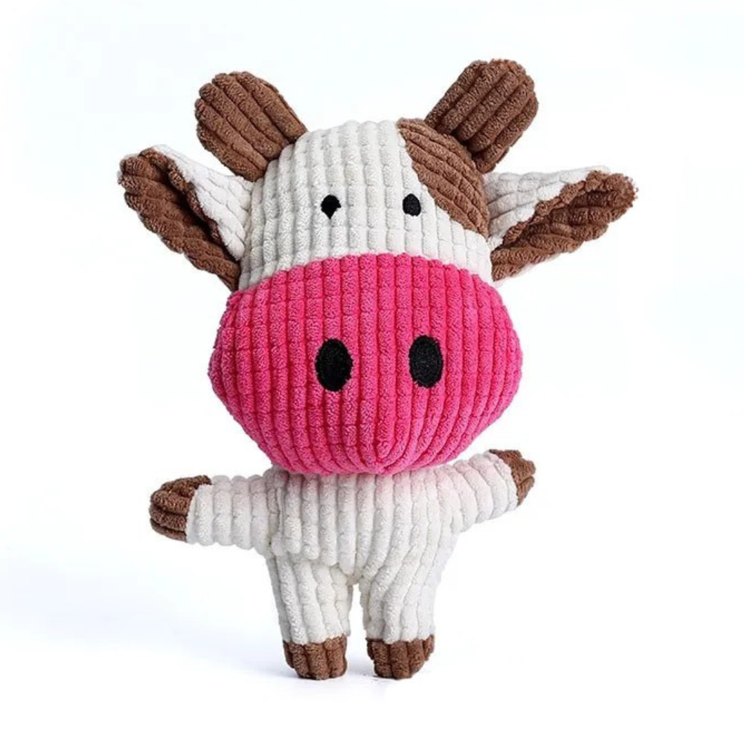 Corduroy Donkey Dog Toy Durable Plush Squeaky Design - Product detail 11