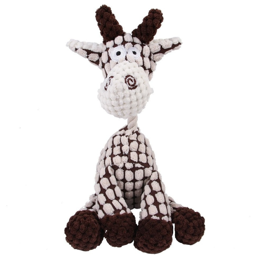 Corduroy Donkey Dog Toy Durable Plush Squeaky Design - Product detail 12
