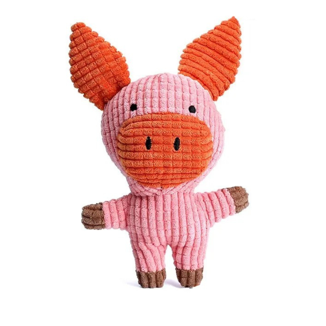 Corduroy Donkey Dog Toy Durable Plush Squeaky Design - Product detail 13