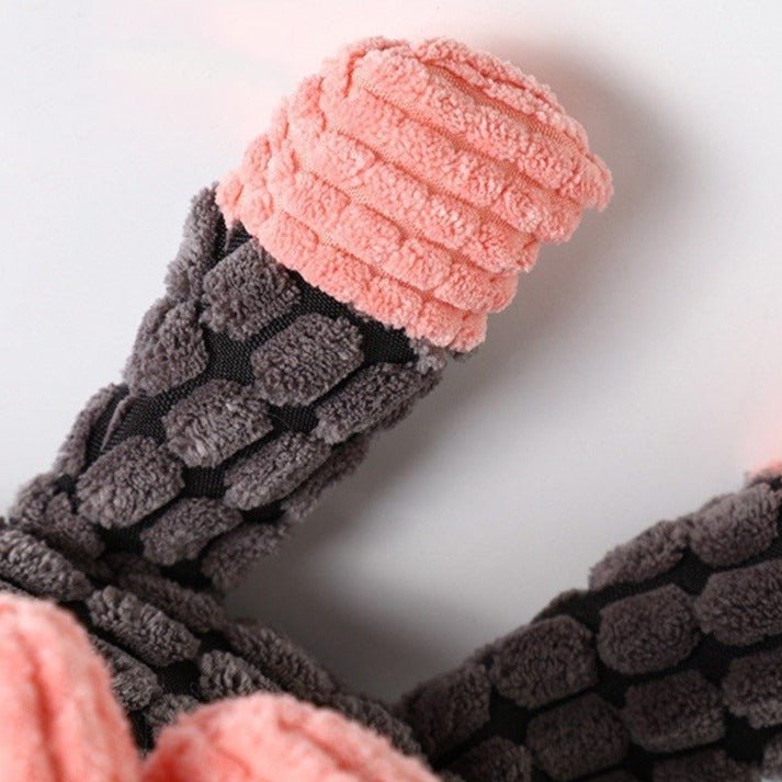 Corduroy Donkey Dog Toy Durable Plush Squeaky Design - Product detail 6