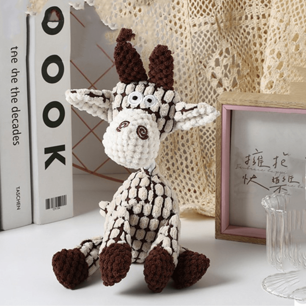 Corduroy Donkey Dog Toy Durable Plush Squeaky Design - Product detail 9