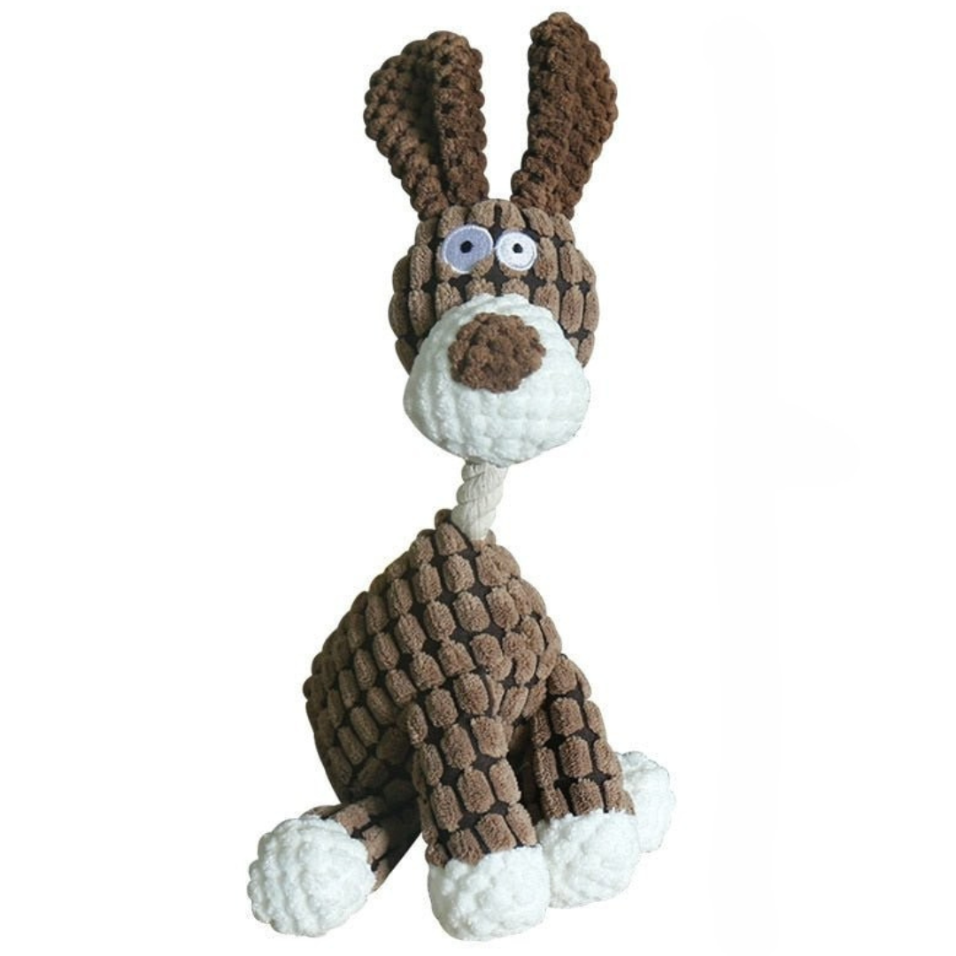 Corduroy Donkey Dog Toy Durable Plush Squeaky Design - Product detail 10